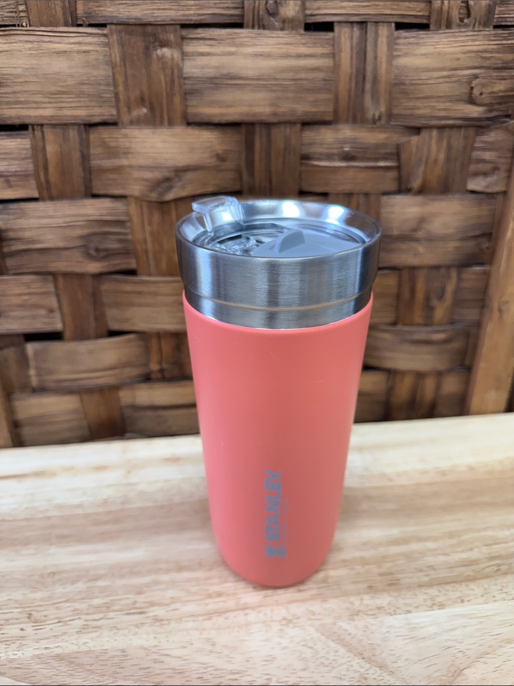 Stanley Coral Pink Insulated Tumbler with Stainless Lid